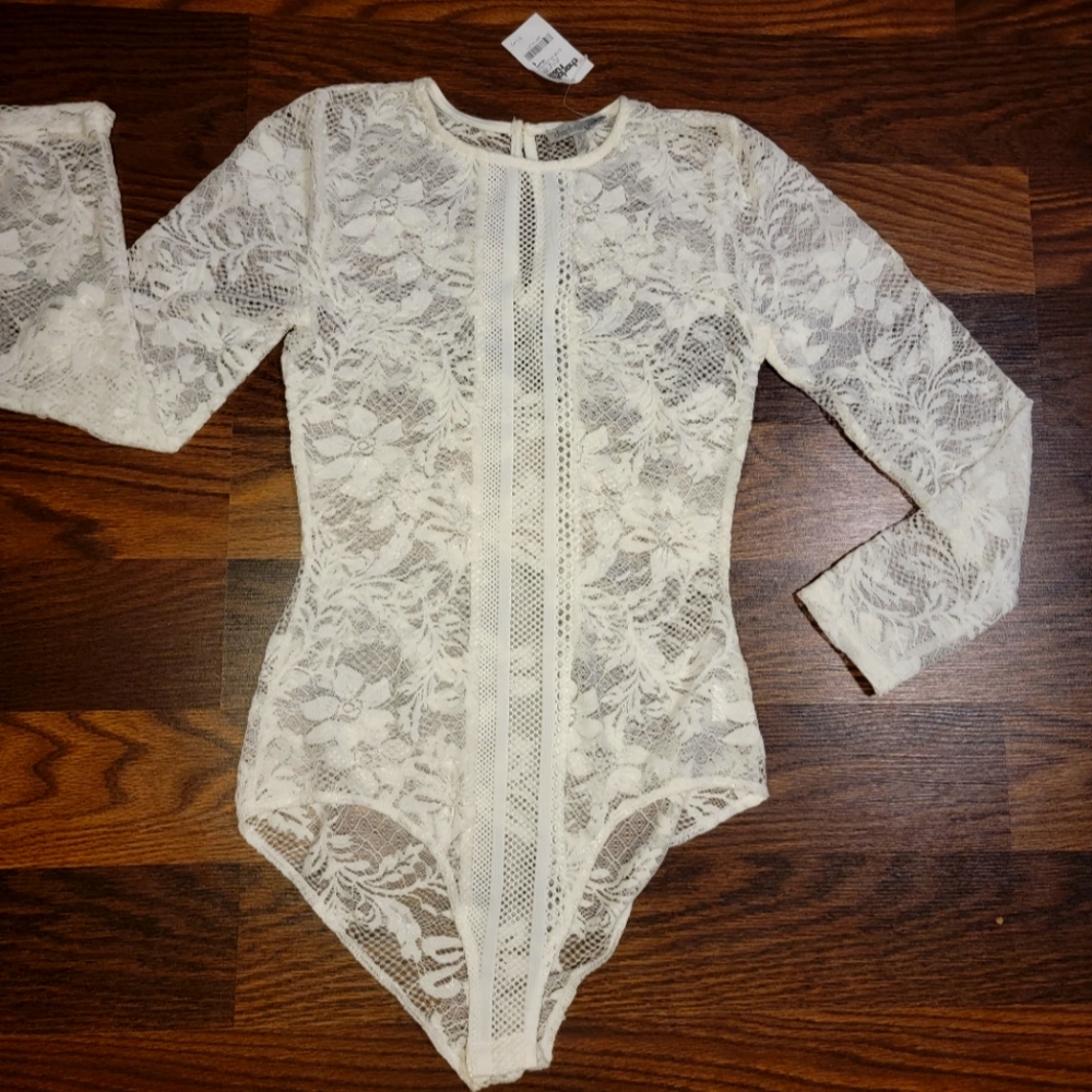 Charlotte Russe Lace Bodysuit